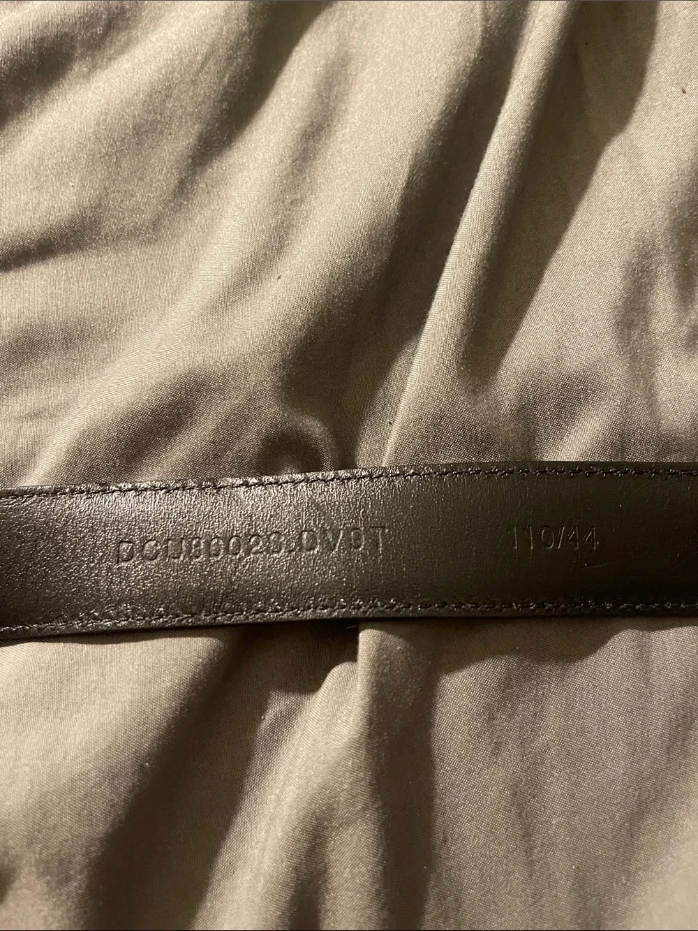Versace Black Leather Belt with Silver Geometric Logo Buckle